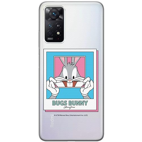 ERT GROUP etui na telefon Xiaomi REDMI NOTE 11 PRO 5G/ 11 PRO 4G, case oryginalny i oficjalnie licencjonowany przez Looney Tunes, wzór Bugs 024, plecki z TPU częściowo przeźroczyste