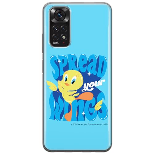 ERT GROUP etui na telefon Xiaomi REDMI NOTE 11 4G/ 11S 4G, case oryginalny i oficjalnie licencjonowany przez Looney Tunes, wzór Tweety 014, optymalnie dopasowane, plecki z TPU