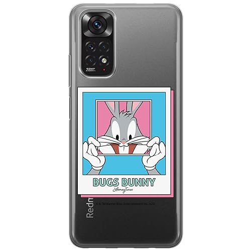ERT GROUP etui na telefon Xiaomi REDMI NOTE 11 4G/ 11S 4G, case oryginalny i oficjalnie licencjonowany przez Looney Tunes, wzór Bugs 024, plecki z TPU częściowo przeźroczyste
