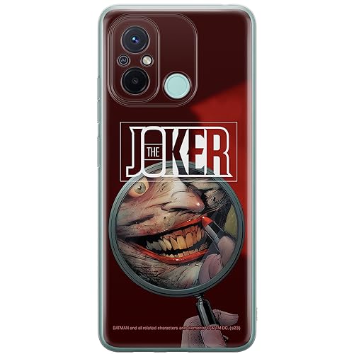ERT GROUP etui na telefon Xiaomi REDMI 12C/ REDMI 11A, case oryginalny i oficjalnie licencjonowany przez DC, wzór Joker 022, optymalnie dopasowane, plecki z TPU