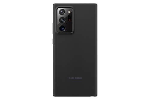 SAMSUNG Galaxy Note20 Ultra 5G etui, silikonowa tylna osłona ochronna - czarna (wersja USA) (EF-PN985TBEGUS)
