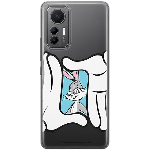 ERT GROUP etui na telefon Xiaomi 12 LITE, case oryginalny i oficjalnie licencjonowany przez Looney Tunes, wzór Bugs 025, optymalnie dopasowane, plecki z TPU częściowo przeźroczyste