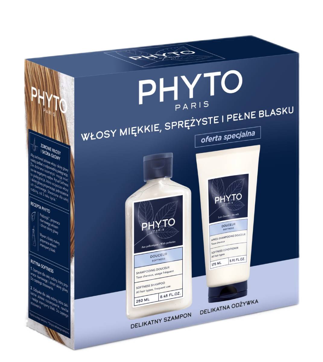 Phyto Softness (Szampon 250ml + Odżywka 175ml)