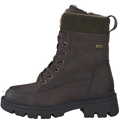 Jana Damskie buty Softline 8-26276-41, wygodne, szerokie buty, wodoodporne, antypoślizgowe, z ciepłą podszewką, mocca, 38 EU, Mocca, 38 EU Weit