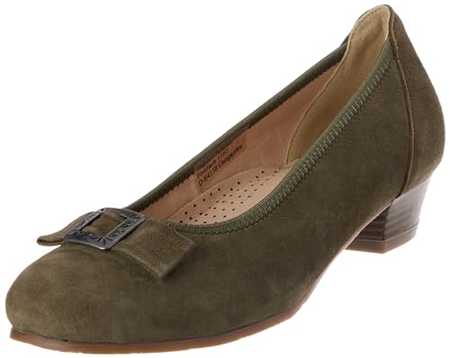 HIRSCHKOGEL Damskie czółenka, kaki, rozmiar 35 EU, khaki, 35 EU