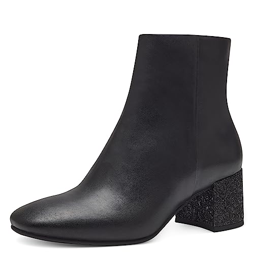 MARCO TOZZI Damskie botki na obcasie 2-25049-41, czarny Comb, 39 EU