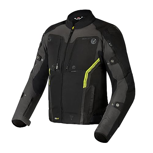 Rebelhorn Borg Urban kurtka motocyklowa Cordura Humax membrana na łokcie i ramiona, suwak suwak, 10 kanałów wentylacyjnych, elementy odblaskowe, neoprenowa kieszeń na telefon komórkowy