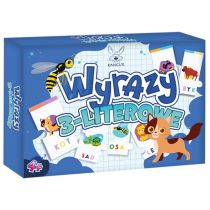 Wyrazy 3-literowe. Puzzle Kangur