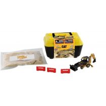 Koparko-ładowarka CAT Micro 420E Playbox Kit Carrera