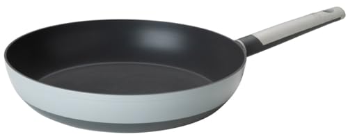 Tasty Patelnia nieprzywierająca dwukolorowa, 28 x 5,6 cm – kute aluminium, uchwyt Soft-Touch, do indukcji, nowoczesne wzornictwo, szara