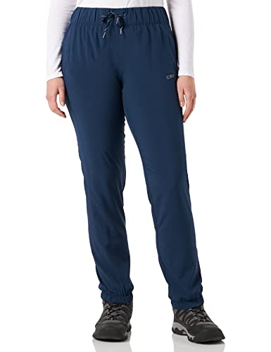 CMP Damskie spodnie typu Pantalone Stretch Con Tecnologia Dry Function niebieski niebieski D46