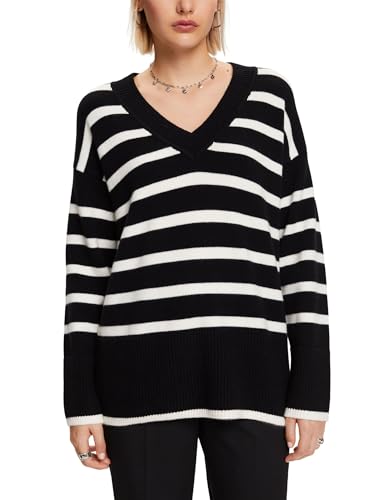 ESPRIT Sweter damski, 003/Black 3, L