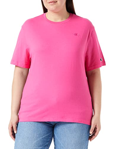 Champion Damska koszulka Rochester 1919 Tonal C-Logo Crewneck S-s, fuksja (Fpl), XL, fuksja (Fpl), XL