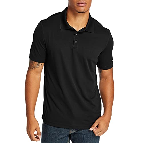 Timberland Męska koszulka polo Wicking Good z krótkim rękawem, Jet Black, 3XL