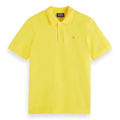 Scotch & Soda Męska koszulka polo Classic Organic Pique, Sunshine 4867, XXL