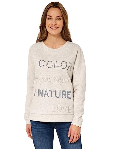 Cecil Damska bluza B302001, alabaster beżowy melanż, XL, Alabaster Be? Melan?, XL