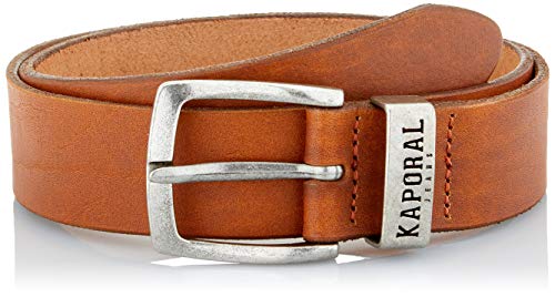 Kaporal - Pasek męski skórzany - Hedas - Męski, Brązowy koniak, 85