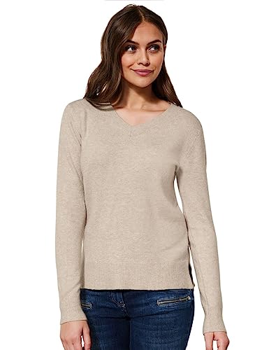 Cecil Damski sweter z dzianiny, Alabaster Be? Melan?, M