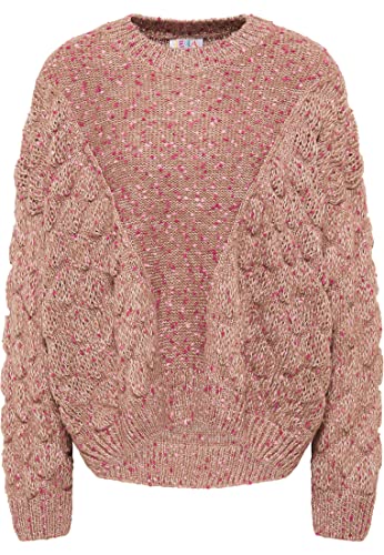 nascita Damski sweter z dzianiny 19019559-NA03, Mauve Pink, XL/XXL, różowy, XL-XXL