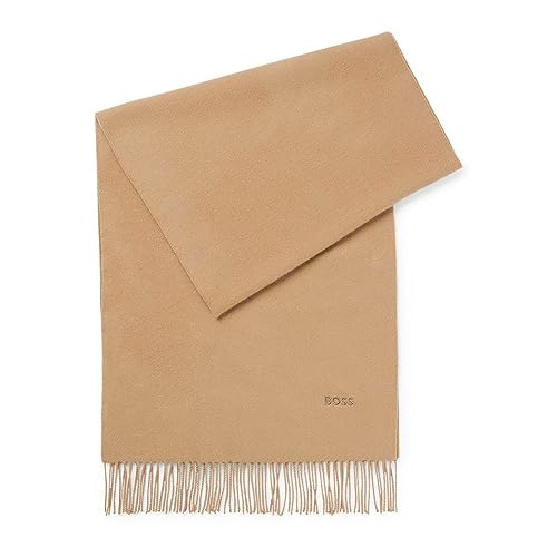BOSS Męski szalik Raner, średni beżowy 260, rozmiar uniwersalny, Medium Beige260