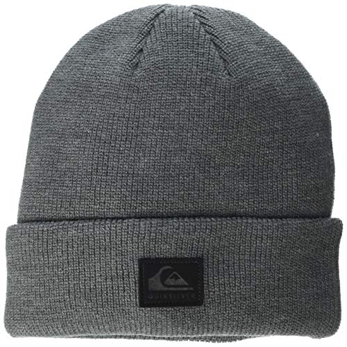 Quiksilver Męska czapka beanie, Medium Grey Wash, Jeden rozmiar