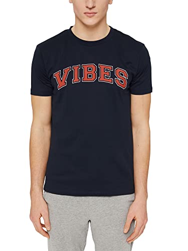edc by ESPRIT Męski T-shirt, 400/granatowy., M