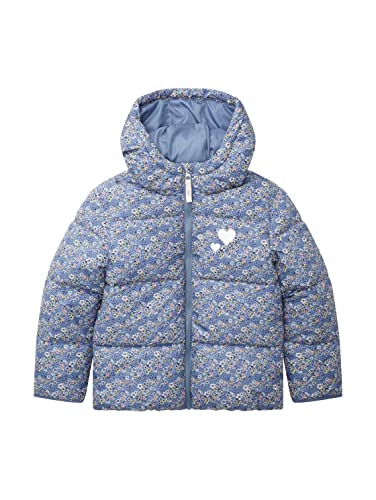 TOM TAILOR Dziewczęta Dziecięca kurtka zimowa ze wzorem 1033319, 30380 - Tiny Flower Allover Print, 128-134