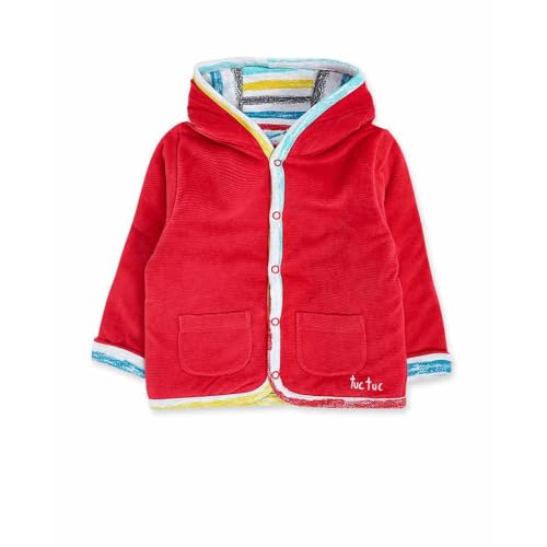 Tuc Tuc Parka Odwracalne dziecko Kolor Czerwony P'tit Zoo Dla dzieci kolekcja, czerwony, 0 miesięcy