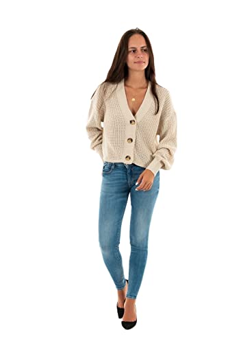 ONLY Women's ONLCAROL Nice L/S kardigan KNT NOOS kurtka z dzianiny, Pumice Stone, 3XL