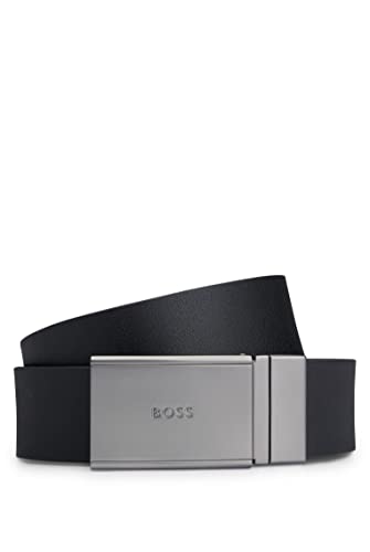 BOSS Męski pasek Gemmy-Soft_Gb35_pp, Black4, ONESI