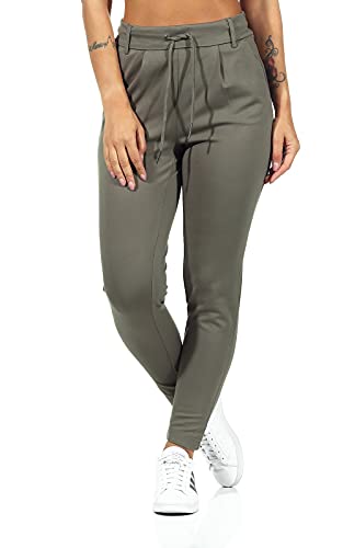 ONLY Damskie spodnie Onlpoptrash Life Easy Col Pant PNT Noos, Bungee Cord, S