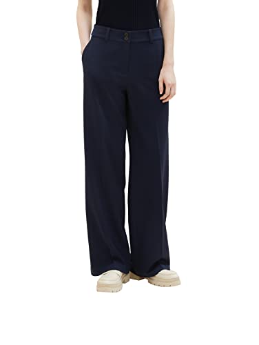 TOM TAILOR Lea Straight Fit spodnie damskie, 10668-sky Captain Blue, 40W / 32L
