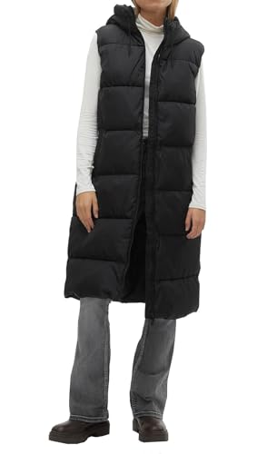 VERO MODA Damska kamizelka Vmligaane Waistcoat Noos, czarny, XL