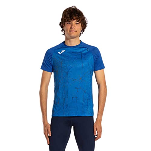 Joma Męski T-shirt z krótkim rękawem Elite Ix, Royal, M
