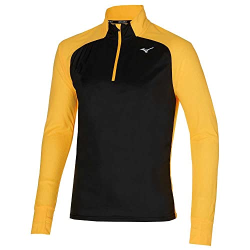 Mizuno Męskie hybrydowe LS HZ bieganie, wyścigi żółty/czarny, XXL