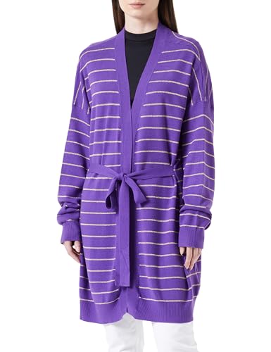 NAEMI Kardigan damski, liliowy, M-L