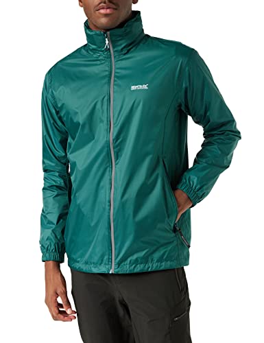 Regatta Męska kurtka Lyle IV wodoodporna Packaway, pacyfikowy zielony, XL