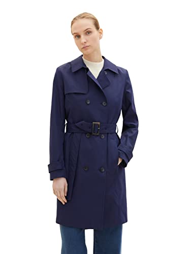 TOM TAILOR Damski Płaszcz 1035329, 11331 - Atlantic Ocean Blue, S