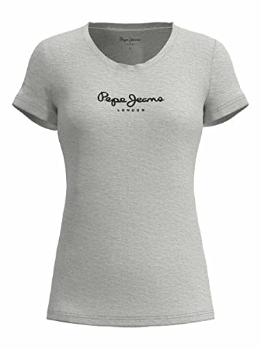 Pepe Jeans New Virginia Ss N t-shirt damski, 933 szary Marl, XL