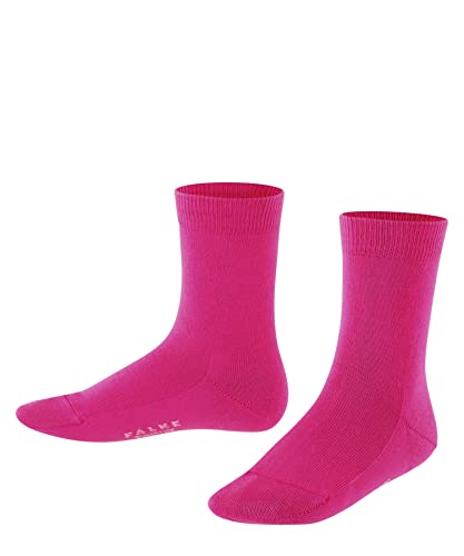 FALKE Uniseks - dzieci Skarpety Family K SO Zrównoważona Bawełna jednokolorowe 1 Para, Różowy (Gloss 8550), 35-38 (9-12 lata)
