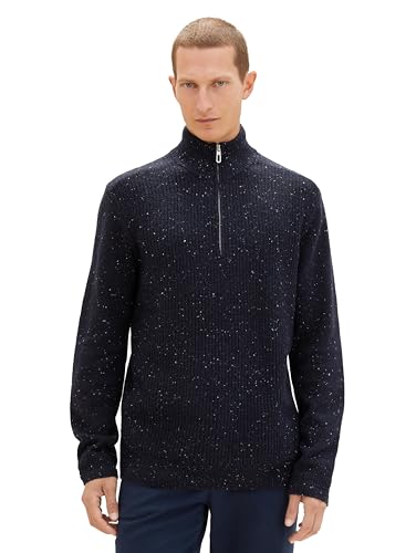 TOM TAILOR sweter męski, 34146 - Sky Captain Multicolor Neps, XL