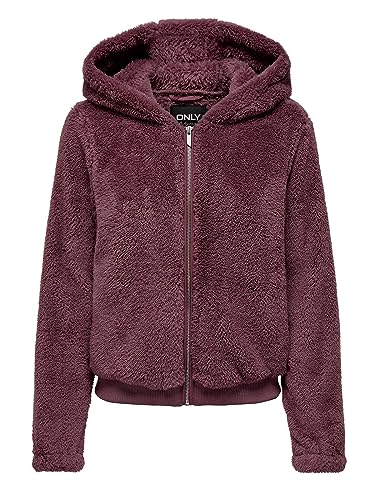 Bestseller A/S Damska kurtka ONLNEWANNA Contact Sherpa CC OTW, różowo-brązowa, XL, Rose Brown, XL
