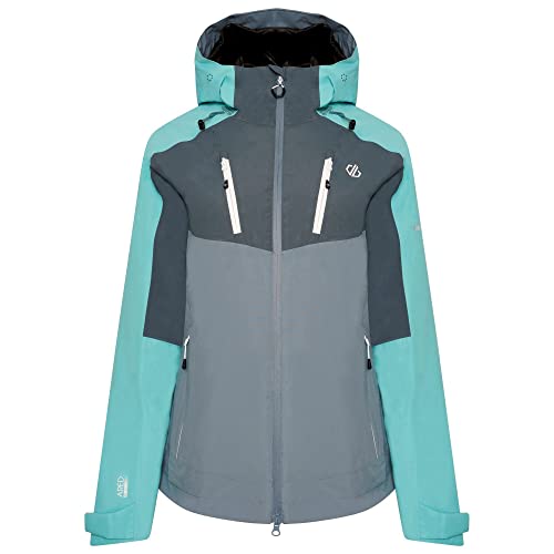 Dare 2b Damska kurtka Diverse Ii, Zielony łąkowy/niebieski/szary Orion Grey, 38