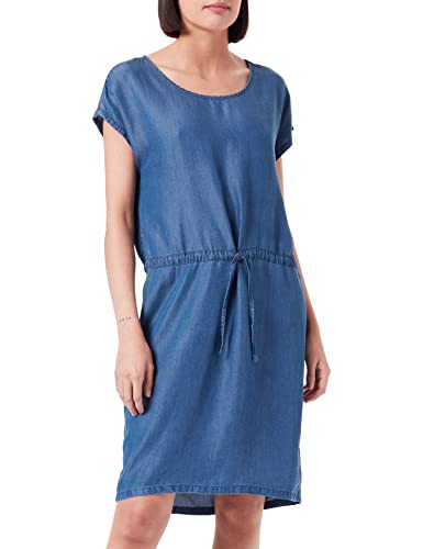 ONLY Damska sukienka Onlpema May Life Ss DNM Dress Qyt, niebieski (Dark Blue Denim), S