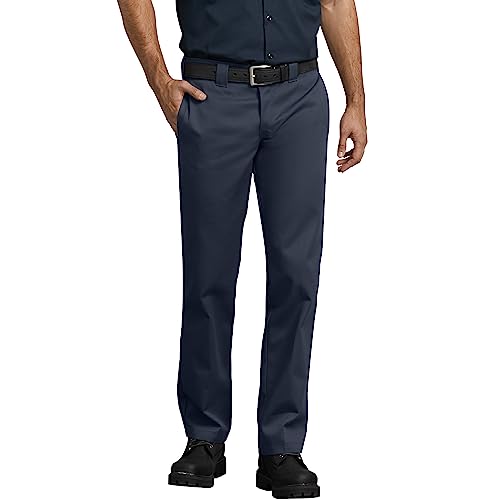 Dickies Hose S/Stght Work Pants Spodnie męskie, Niebieski (Rinsed Dark Navy), 38W / 30L