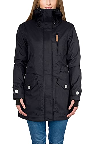 Berydale Damska parka funkcyjna S, czarny, S