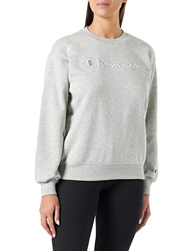 Champion Damska bluza Rochester 1919 z logo Crewneck (Lngym), jasnoszara, Jasnoszary melanż (Lngym), M