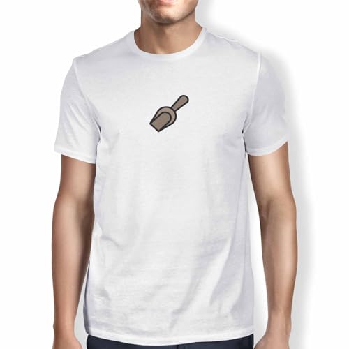 Green Fish, Basic męski T-shirt, 100% bawełna, Regular Fit, Digital Icon Printed, rozmiar: M, kolor: biały, biały, M