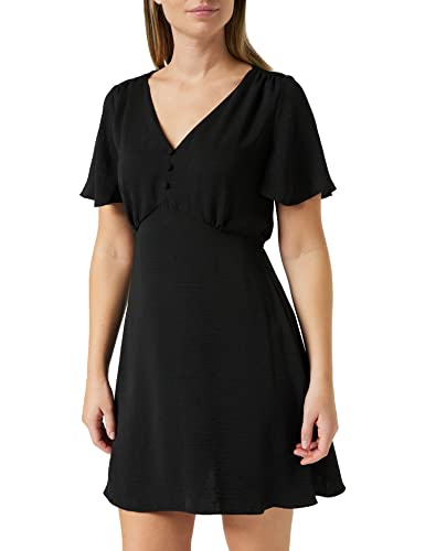 Naf Naf FILIZ R1 Sukienka, Czarna, 36 Kobiety, czarny, 34
