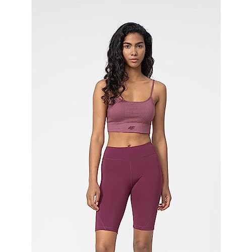 4F Damskie szorty FNK, Burgundy, XS